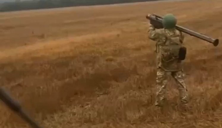 Знищення із ПЗРК "Stinger" російського ударного безпілотника "Shahed". ВIДЕО