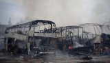 пожежа в Одесі після обстрілу