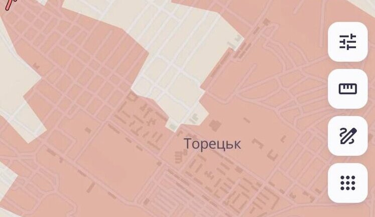 Russians have advanced in Toretsk and Mali Shcherbaky, Zaporizhzhia region - DeepState. MAP
