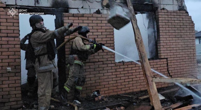 Zhytomyr region after shelling