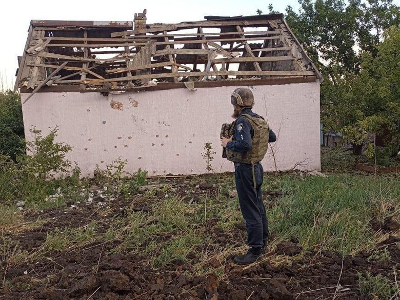 Наслідки російських обстрілів на Донеччині