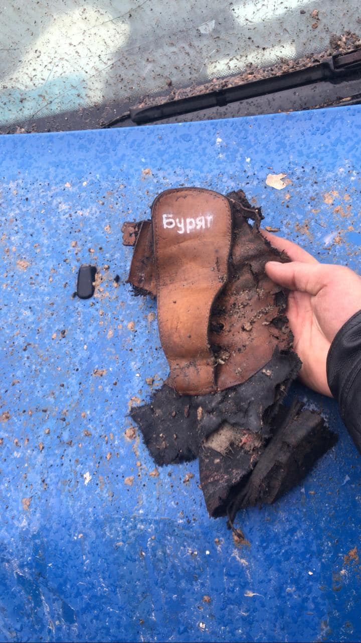 Бурят на прізвище -нов: під Бородянкою знайшли речі пілота окупантів 05