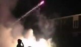 Шведские фаны забросали российских футболистов фаерами и петардами. + ВИДЕО