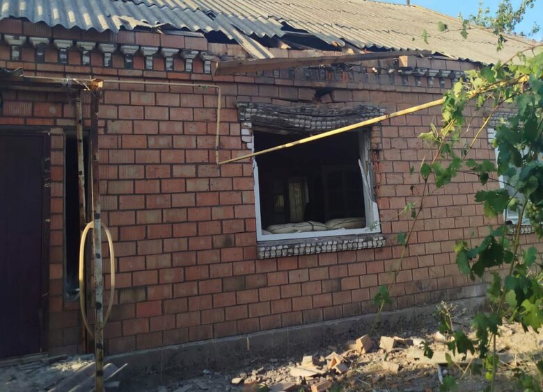 Shelling of the Nikopol region on 19 August