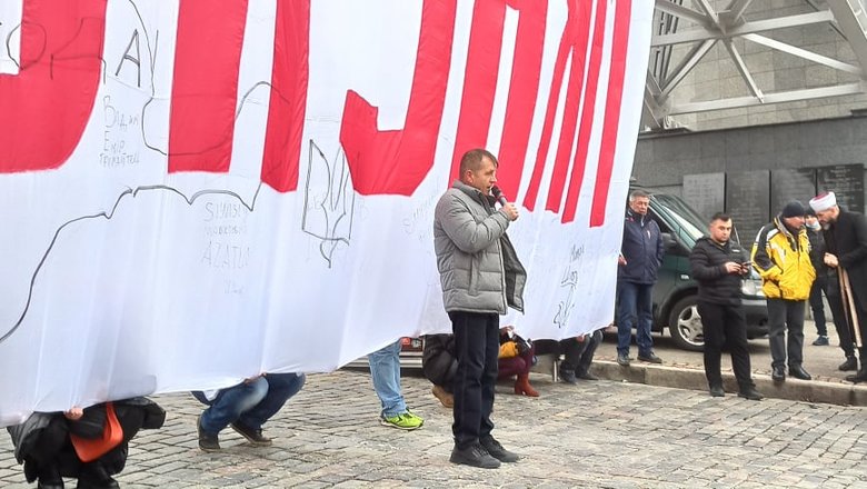 Свободу политзаключенным, - акция в поддержку пленников Кремля прошла в центре Киева 07