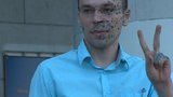 "Це тіки початок, падло!" - в Житомире облили зеленкой прокремлевского блогера Муравицкого. ВИДЕО