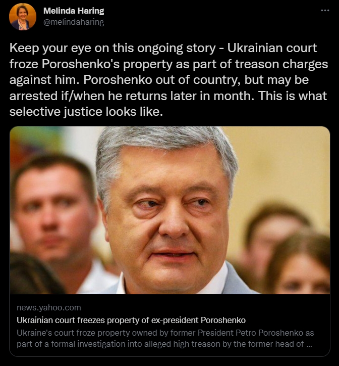 Арешт майна Порошенка - вибіркове правосуддя, - Atlantic Council 01