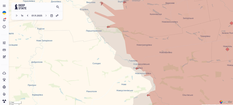 Novohryhorivka map