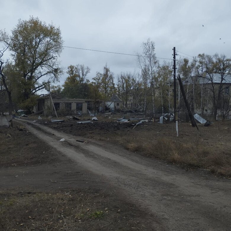 Наслідки ударів по Донеччині 25 жовтня
