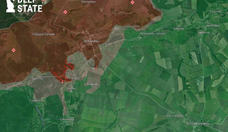 Occupiers keep up pressure in Vovchansk area, gray zone expands in Vilcha – DeepState