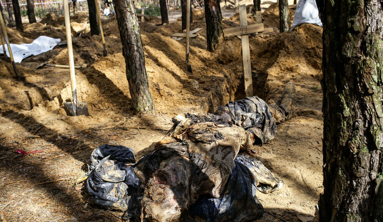 22 bodies from mass grave in Izium have not been identified - city council