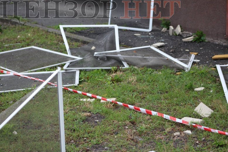 The aftermath of the Russian Federation’s attack on Kyiv on 8 July