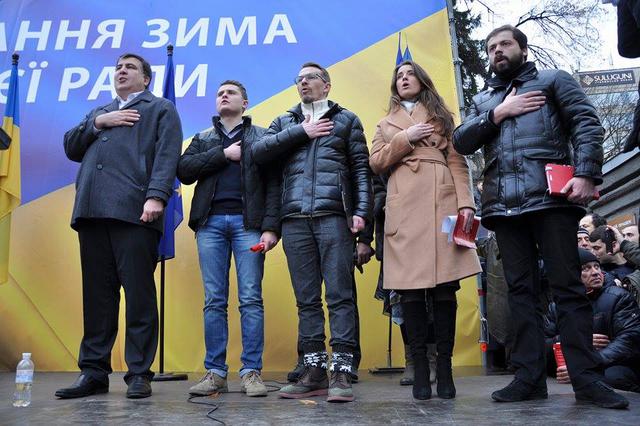 саакашвили митинг рух