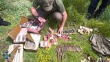 Тайник с боеприпасами боевиков "Всевеликого войска Донского" обнаружен на Луганщине, - СБУ. ФОТО