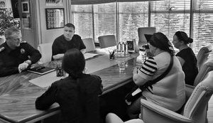 Аваков і Князєв зустрілися з родиною вбитого поліцейськими Кирила Тлявова. ФОТОрепортаж