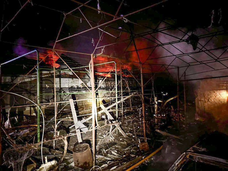 Массированная атака дронов на Одесскую область