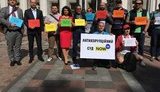 Rally in support of anti-corruption court bill adoption held outside Rada: "It will revive confidence of millions of Ukrainians in reforms". VIDEO&PHOTOS
