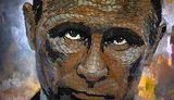 Ukrainian artists show giant Putin portrait made from bullet shells at New York exhibition, - CNN. PHOTOS