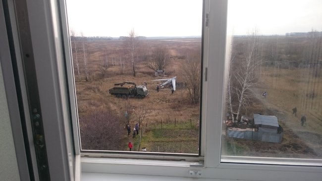 Новітній російський безпілотник Оріон упав за 70 метрів від житлових будинків під Рязанню 03