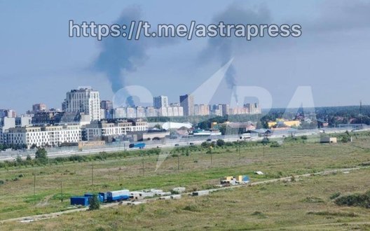 На Тюменському НПЗ пожежа після атаки БпЛА. ФОТО