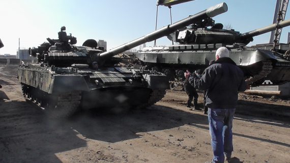 Ukrainian Armed Forces receive upgraded T-80 tanks 07