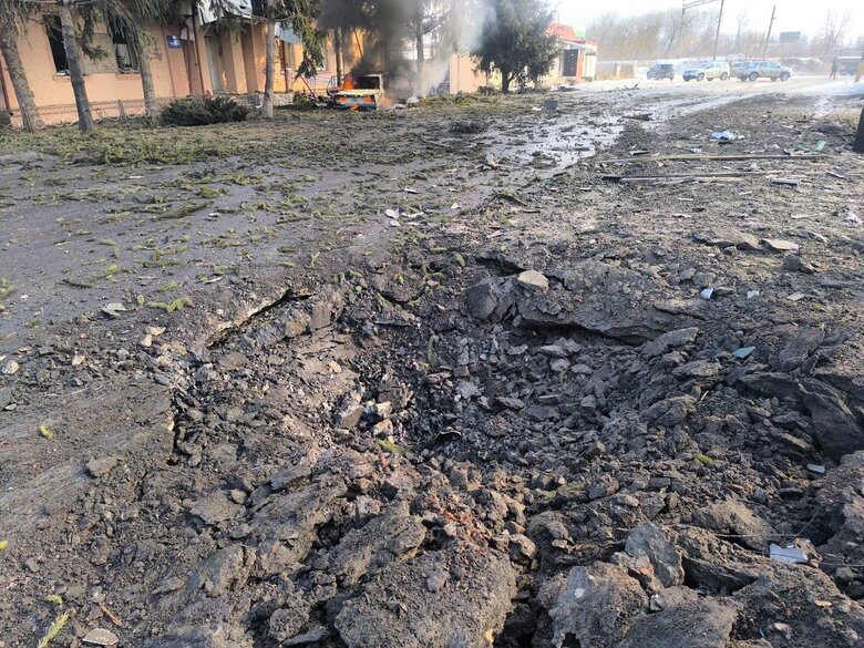 РФ вдари КАБом по Золочеву на Харківщині 21 лютого 2025 року