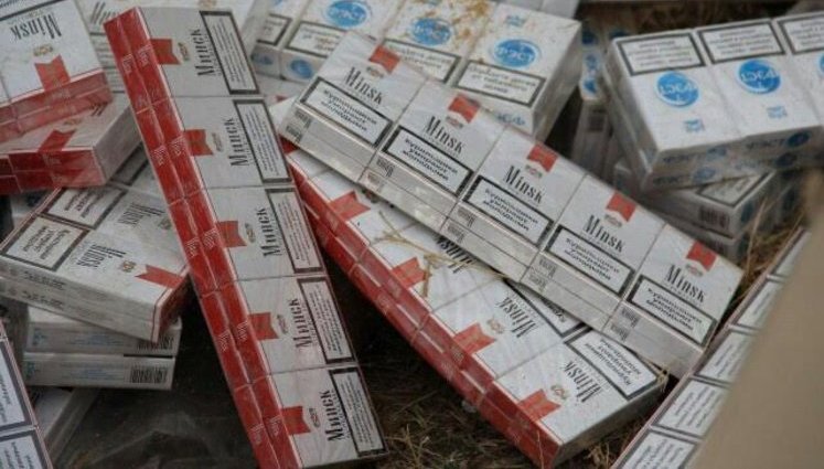 Tax authorities discovered a large consignment of illegal cigarettes in Zakarpattia region. PHOTOS