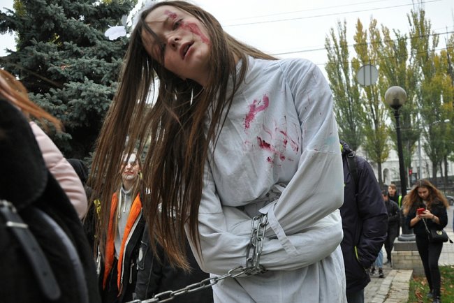 Парад зомбі відбувся в Києві 12