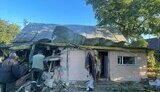 Consequences of shelling in the Brovary district
