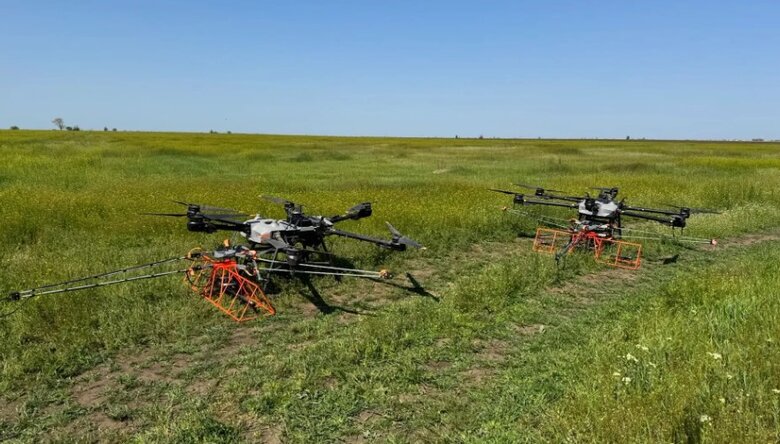 UAV with magnetometer for demining