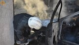 На території заводу "Лукойл" в Одесі вщент згоріли шість автомобілів, - ДСНС. ФОТОрепортаж