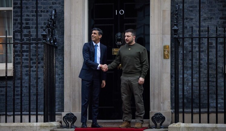Zelensky met with Sunak in London: he emphasized importance of obtaining necessary weapons. PHOTOS