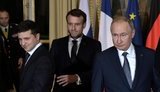 Зеленський підтвердив, що потиснув руку Путіну на переговорах у Парижі. ВIДЕО