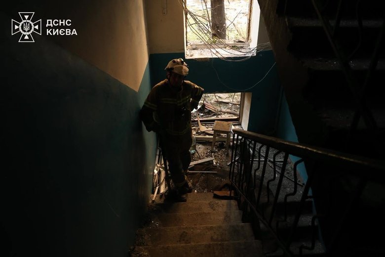 Київ після обстрілу
