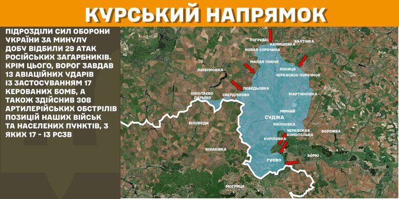 Бойові дії на Курському напрямку