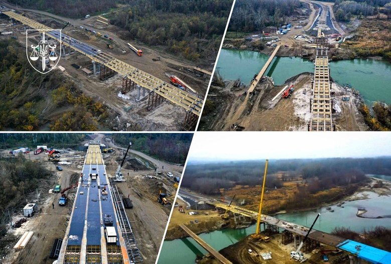 будівництво мосту на Буковині