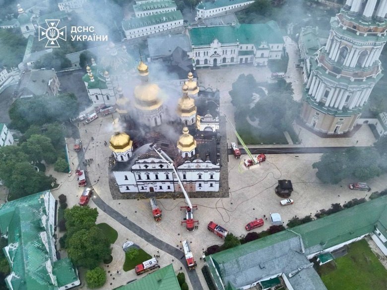 Массированный обстрел 15 июня Лавра и Киев
