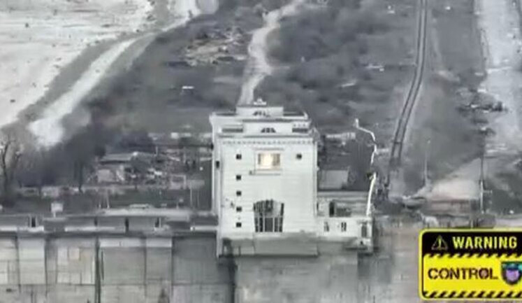 Defence forces attacked observation complex set up by occupiers in building of Kakhovka hydroelectric power station. VIDEO