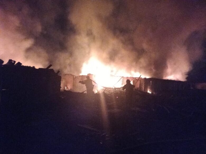 Russians attack Sumy region with Shaheds - garages damaged