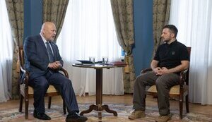 Президент Зеленський і прокурор МКС Хан