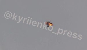 FPV-дрон 79-ї бригади ДШВ наздогнав та збив "Молнію" окупантів на Покровському напрямку. ВIДЕО