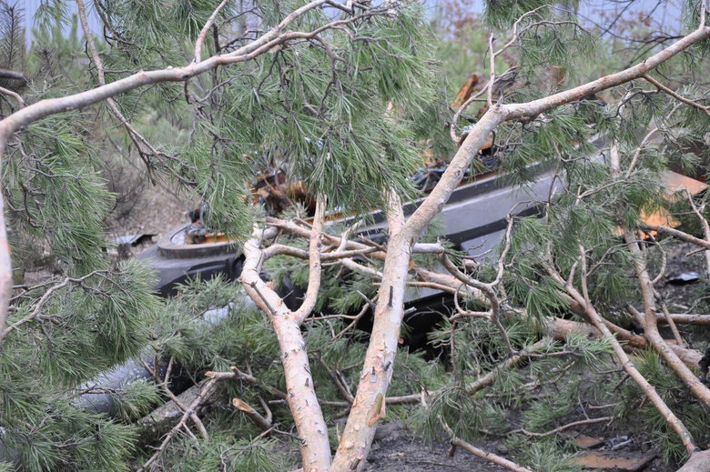 Russian occupiers equipment near Bucha destroyed 17