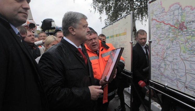 Порошенко відкрив дорогу Харків-Охтирка. ФОТОрепортаж