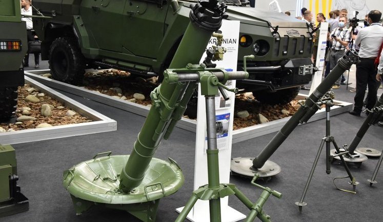 Миномет калибра 120 миллиметров МП-120 принят на вооружение украинского войска. ФОТОрепортаж