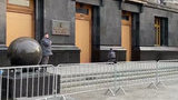Фасад ОП очистили от краски. ФОТО