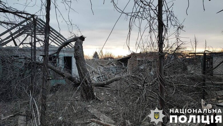 Наслідки обстрілу Херсонщини