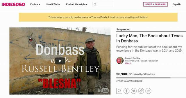 Краудфандинговая платформа IndieGoGo заблокировала проекты двух американских пропагандистов ДНР/ЛНР 01 Краудфандинговая платформа IndieGoGo заблокировала проекты двух американских пропагандистов ДНР/ЛНР 01