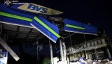 Strike on a petrol station in the Poltava region
