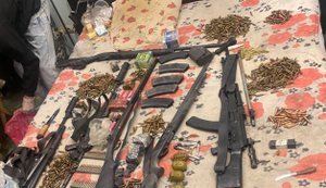 Задержан житель Киевщины: мужчина незаконно хранил пулемет и гранаты. ФОТОрепортаж