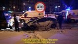 Патрульний автомобіль врізався в евакуатор, постраждало двоє поліцейських. ФОТО